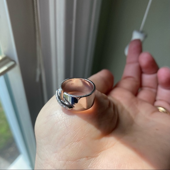 18k white gold ring (Chaumet liens style) - Picture 6 of 7